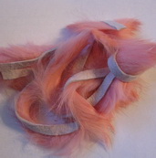 ������ �������� 6 ��. (�������) zonker strips 1/4 inch salmon pink N. Spirit